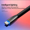 Smart Control LED lighting Type C USB Cable for Samsung Huawei Data Sync Fast Charging Braided