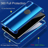 360 Plating Mirror Full Cover Phone Case For iPhone