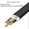 Smart Control LED lighting Type C USB Cable for Samsung Huawei Data Sync Fast Charging Braided