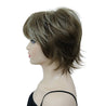 Short Layered Shaggy Full Synthetic Wig Wigs 12TT26 Brown Highlights