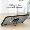Creative Phone Case For iPhone with Ring Holder Stand Matte Case