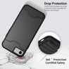 Dual Layer Card Slot Holder Phone Case For iPhone