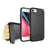 Dual Layer Card Slot Holder Phone Case For iPhone